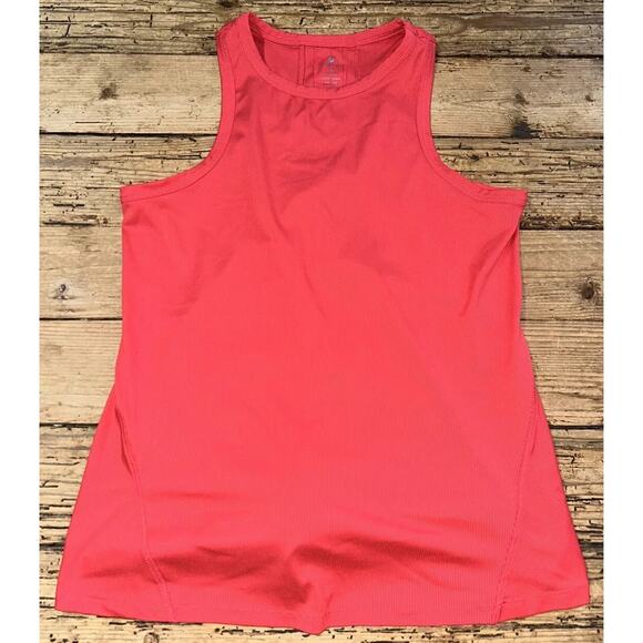 Apana Women’s Size S Coral Ribbed Tank With Tie In Back - Picture 1 of 6